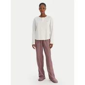 Tommy Hilfiger Pižama UW0UW06154 Écru Regular Fit