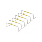 Merco Atletske PVC ovire za hitro vračanje s prenosno torbo, 6 kom, 25 cm