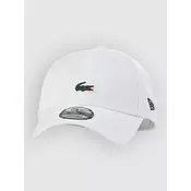Lacoste X New Era Plain Cotton Cap white