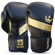 Usnjene boksarske rokavice Epic za Kick Boks Muay Thai Črno-Zlate