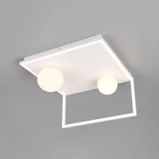 Trio Lighting LED stropna svetilka Arola, bela mat, širina 37 cm, kovina - Dnevna soba/jedilnica - Sodobni - bel mat