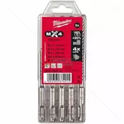 MILWAUKEE Svedri SDS-Plus MX4 Set - 5 kos., 4932352833