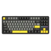 Bežicna gaming tastatura Attack Shark X87 Mehanicka/TriMode/4000mAh/Hot Swap/Star Black