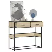Konzolni stol boja hrasta sonome 90x35x80 cm konstruirano drvo