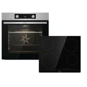 Gorenje Jump Ugradbeni set, Staklokeramička ploča i multifunkcionalna pećnica, 77 l, Inox