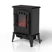 Homestar Električni kamin 2000W črne barve