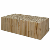 Stolic za kavu od prave tikovine 90 x 50 x 30 cm