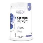 Osavi Collagen Hydrolyzed, hidroliziran kolagen v prahu, tip I in III, 600 g