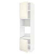 METOD Visoki element za ugradne uredaje, bela/Bodbyn prljavobela, 60x60x240 cm