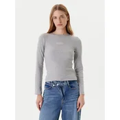 Guess Jeans Bluza W5YP38 KA0H1 Siva Slim Fit