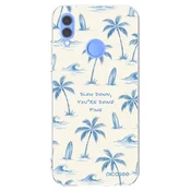 Silikonski prozorni ovitek za Honor 10 Lite - Slow Tide