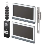 Set videodomofona EM-10AHD za 2 uporabnika z el. ključavnico odpr./zapr.