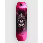 Powell Peralta Andy Anderson Heron Skull 9.13 Skateboard D pink foil