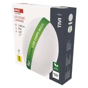 LED stropna svetilka TIVI, A CLASS, okrogla bela 11W, IP44, Nevtralna bela
