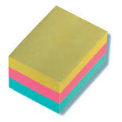 Samolepilna blazinica 51x38mm 3 pastelne barve 3x100 listov