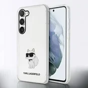Karl Lagerfeld Silikonski ovitek Karl Lagerfeld Ikonik Choupette za Samsung Galaxy S23 (KLHCS23SHNCHTCT)