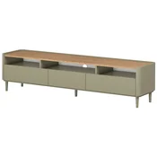 TV komoda Elivo 200 1K2SZ z nogicami - evkaliptus/baltski dune hrast