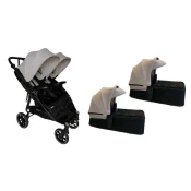 BabyMonsters EasyTwin4 Stone – Kolica Za Blizance FullBox