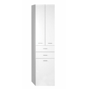 Omarica s košaro za perilo ZOJA/KERAMIA FRESH, 50 x 184 x 29 cm, bela - 2