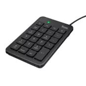 Trust XALAS USB Numericka tastatura, USB, Crna