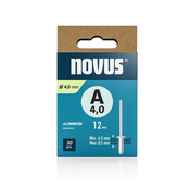 NOVUS Novus Zakovice tip A 4 x 12 mm, aluminij 30 kos, (5000117462)