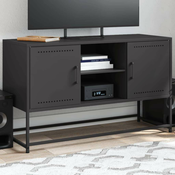 Visoka komoda crna 36x39x123 cm celicna