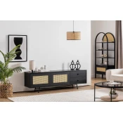 Hanah home TV Komoda Nala 180 Crna