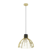 Eglo 43767 - Luster na lanku STILLINGTON 1xE27/40W/230V zlatna