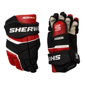Hokejske rokavice SHER-WOOD Rekker Morph 2 Black/Red/White Senior 14 palcev