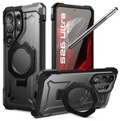 SUPCASE MAGNETNI OVITEK SUPCASE UB GRIP ZA MAGSAFE SAMSUNG GALAXY S26 ULTRA ČRN
