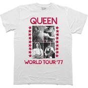 Queen World Tour 77 White L Majica