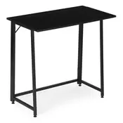 ModernHome Sklopivi sto za kompjuter, 80x45 cm, Crni
