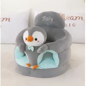 Baby Line Foteljica za bebe Pingvin A12, Siva