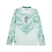 PUMA Portugal 2026 Long Sleeve Away Jersey Men, Football, White/Green Lagoon, XS