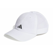 Kapa za tenis Adidas Running Essentials Aeroready Six-Panel Baseball Cap - white/matte silver