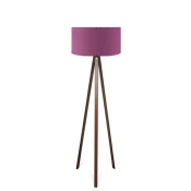 OPVIQ AYD 2955 Podna lampa, Drvena, E27, Ljubicasta
