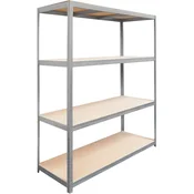 Kovinski vtični regal za velike obremenitve 180 cm x 160 cm x 60 cm Pocinkan