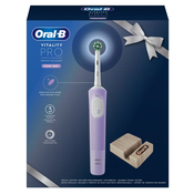 ORAL-B Poklon set Elektricna cetkica za zube Power Vitality Pro, Ljubicasta