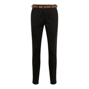 TOM TAILOR DENIM Chino hlače, črna