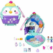 Polly Pocket Mattel : Snežni prikupni pingvin komplet (HRD34)