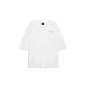 Pull&Bear Majica burgund/bela