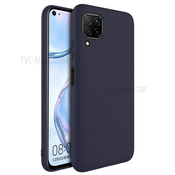 Silikonski barvni ovitek Huawei P40 Lite MATT modra