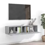 Vidaxl vidaXL Komplet 2 TV omaric, sonoma siv hrast