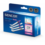 SENCOR SOX 009 set zamjenskih glava za zubni tuš, 4 komada