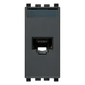 VIMAR EIKON PRIKLJ. RJ45 CAT6 6A LAN (RJ45) ANTRACIT VI20339.6