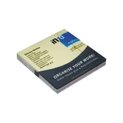 Blok samoljepljivi 75x75mm Global Notes 100 listica (4bojex25l) pastel