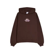 Bershka Majica čokolada/pastelno lila