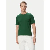 Tommy Hilfiger Majica Ess Seasonal MW0MW39995 Temno zelena Regular Fit