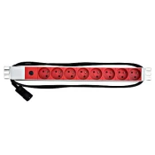 Napojna ploča PDU 19, 8xČSN, 1xC14, 10A, 1U, kabel 2m