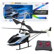 Helikopter na daljinsko upravljanje Aviator DH-859D LED 360° - modra